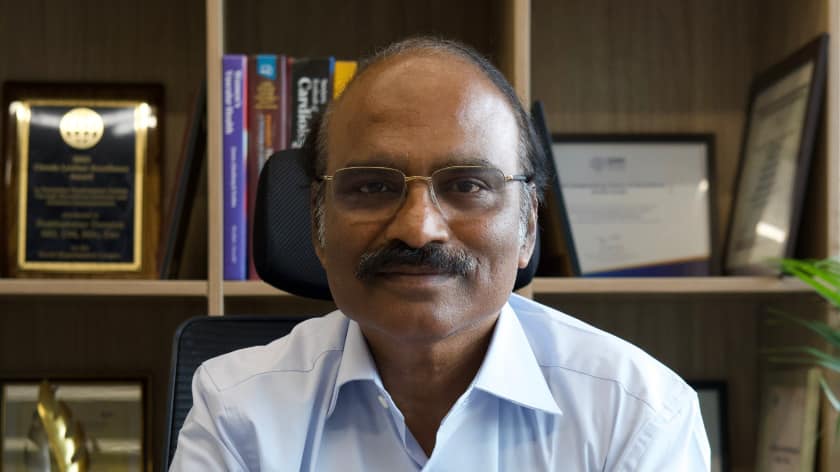 Prof. (Dr) Dorairaj Prabhakaran, cardiologist, epidemiologist, and executive director of CCDC