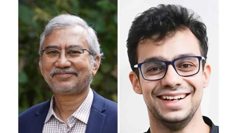 [L-R] Rishabh Ohri is a PGP Alumnus (2017-19), Rahul De retired as Professor of Information Systems, both from IIM Bangalore