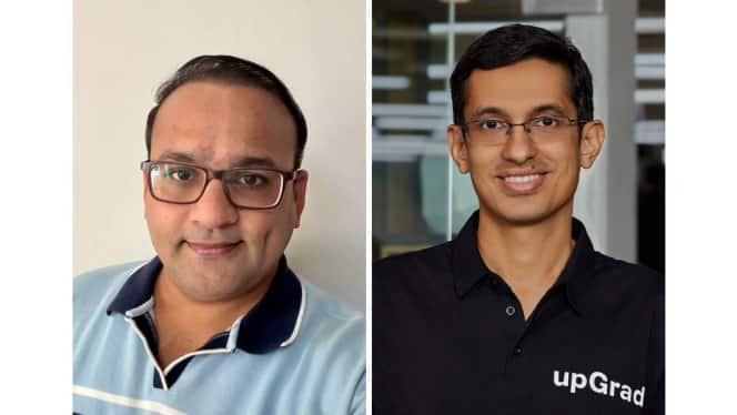Deepesh Dhakad, Chief Technology Officer (CTO), upGrad; Mayank Kumar, Co-founder, upGrad and Borderplus, and Governing Council Member, Tech Entrepreneurs Association of Mumbai (TEAM).