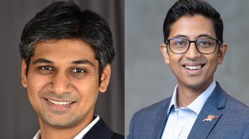 L to R: Rahul Sanghvi and Abhishek Chakraborty
