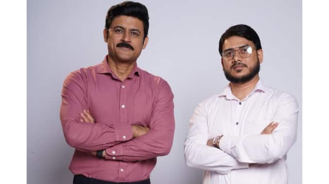 Manav Gohil with Mahesh Rajput