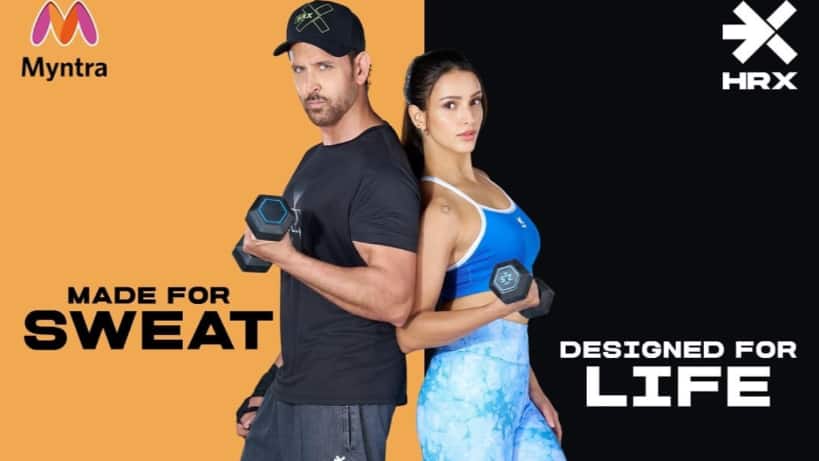 The campaign film features both Roshan and Dimri in varied settings such as workouts, morning routines, and casual everyday scenes.