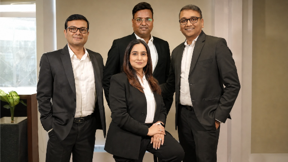  Saket Lakhotia (Group CEO), Astha Mago (COO), Achin Bhardwaj (Jt. CIO) and Pankaj Kedia (Jt. CIO)