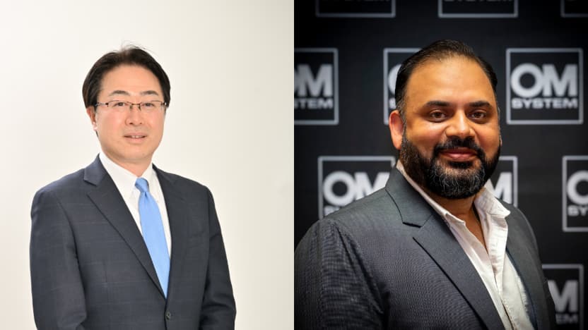 Shigemi Sugimoto, CEO, OM Digital Solutions Corporation, and Vivek Handoo, Vice President – Head of APAC/Managing Director, OM SYSTEM