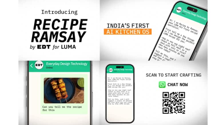 EDT Partners with SagePilot AI, Launches WhatsApp-based AI Cooking Assistant ‘Recipe Ramsay’
