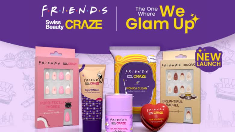 Swiss Beauty partners with Warner Bros. Discovery Global Consumer Products, launches FRIENDS-inspired Collection 
