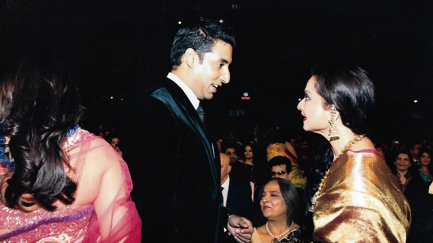 Abhishek Bachchan and Rekha at Star Screen Awards 2010
